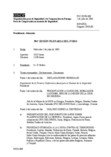 Journal of 394th Plenary Meeting of the Forum for Security Co-operation (es)