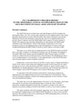 FSC Chairperson's Progress Report on the Implementation of SALW Documents