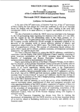 Written contribution by the Commonwealth of Independent States