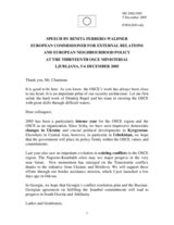 Statement by the European Commissioner for External Relations and European Neighbourhood Policy