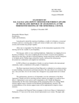 Statement by the Deputy Minister for Foreign Affairs of the Islamic Republic of Afghanistan
