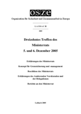 Ljubljana Ministerial Council Document (de)