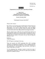 Furthering the Coherence of the OSCE