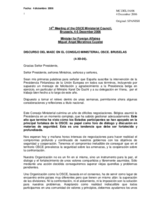 Statement by Minister for Foreign Affairs Miguel Angel Moratinos Cuyabe (es)