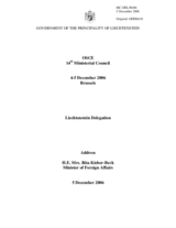 Address  H.E. Mrs. Rita Kieber-Beck Minister of Foreign Affairs, Liechtenstein Delegation (de)