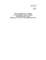 Declaration de la Tunisie (fr)