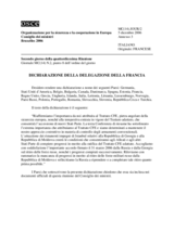 Statement by the Delegation of France (Annex 3 to MC Journal No.2) (it)