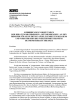 Letter from the chairperson of the Open Skies Consultative Commission on the activities of the OSCC in 2006 (Annex 8 to MC Journal No. 2) (de)