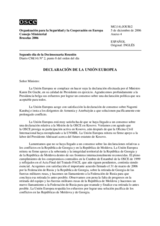 Statement by the European Union on Nagorno- Karabakh (Annex 4 to MC Journal No.2) (es)