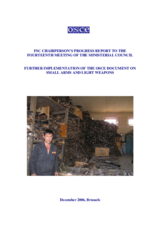 FSC Chairperson's Progress Report, Further Implementation of the OSCE Document on SALW