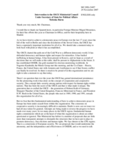 Intervention by Mr. Burns, Under Secretary of State of the United States of America