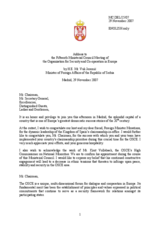 Statement by Mr. Jeremic, Minister of Foreign Affairs of Serbia