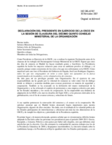 Closing Statement by Mr. Miguel Angel Moratinos, Minister of Foreign Affairs and Co-operation of Spain and Chairman-in-Office of the OSCE (es)