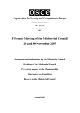 Madrid Ministerial Council Document
