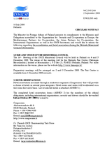 Circular Note No.2, Accreditation and Hotel Reservation