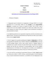 Written Contribution by the CICR