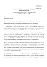 Statement by H.E. Ms. Eka TKESHELASHVILI, Minister of Foreign Affairs of Georgia