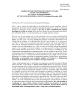 Statement by H.E. Mr. Karel SCHWARZENBERG, Minister of Foreign Affairs, Czech Republic