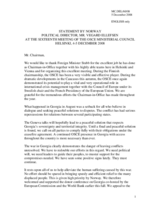 Statement by MR. Vegard ELLEFSEN, Political Director, NORWAY