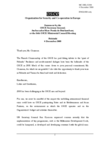 Opening Statement by Mr. Marc Perrin de BRICHAMBAUT, Secretary General of the OSCE Opening Statement by Mr. Marc Perrin de BRICHAMBAUT, Secretary General of the OSCE