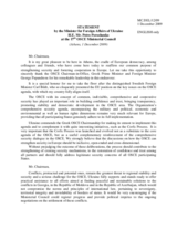 Statement by H.E. Mr. Petro POROSHENKO, Minister of Foreign Affairs, Ukraine