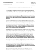 Statement by H.E. Mr. Ian CLIFF, Permanent Representative to the OSCE and Chairperson to the FSC, United Kingdom