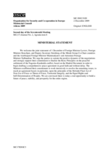 Ministerial Statement