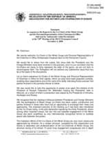 Statement by the Delegation of Armenia in response to the report by the Co-chairmen of the Minsk Group and the Personal Representative of the Chairman in Office on the conflict dealt with by the OSCE Minsk Conference