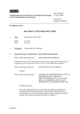 Journal of the 606th Plenary Meeting of the Forum for Security Co-operation (it)