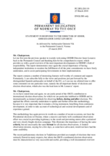 Statement by the Delegation of Norway in response to the report by the Director of the Office for Democratic Institutions and Human Rights (ODIHR), Ambassador Janez Lenarcic