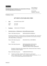 Journal of the 607th Plenary Meeting of the Forum for Security Co-operation (it)