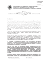 Statement by the Delegation of Armenia in response to the address by the Secretary-General of the United Nations, Ban Ki-moon