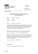 Journal of the 804th Special Plenary Meeting of the Permanent Council (de)