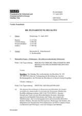 Journal of the 805th Plenary Meeting of the Permanent Council (de)