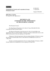 Permanent Council Decision No. 935