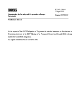 Statement by the Delegation of Kyrgyzstan on recent developments in Kyrgyzstan and visit of the Chairperson-in-Office to Bishkek on 20 April 2010 (ru)