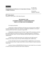 Permanent Council Decision No. 939 (it)