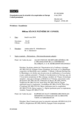 Journal of the 808th Plenary Meeting of the Permanent Council (fr)
