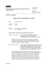 Journal of the 810th Plenary Meeting of the Permanent Council (fr)