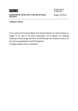 Statement by the Delegation of the Russian Federation in response to the report by the Special Representative and Co-ordinator for Combating Trafficking in Human Beings, Maria Grazia Giammarinaro (ru)