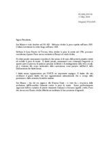 Statement by the Delegation of San Marino on the death penalty in the United States of America (it)