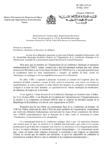 Statement by the Delegation of Morocco in response to the address by the Secretary General of the Organization of the Islamic Conference, Ekmeleddin Ihsanoglu (fr)