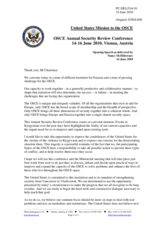 Statement by Ms. Nancy McEldowney, United States of America