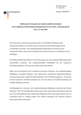 Statement by Germany (de)