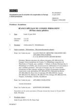 Journal of the 817th Special Plenary Meeting of the Permanent Council (fr)