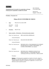 Journal of the 596th Plenary Meeting of the Forum for Security Co-operation