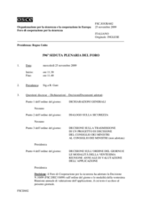 Journal of the 596th Plenary Meeting of the Forum for Security Co-operation