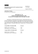 Permanent Council Decision No. 739