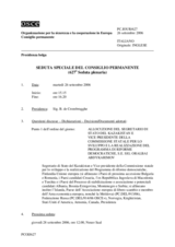 Journal of the 627th Special Plenary Meeting of the Permanent Council (it)