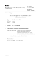 Journal of the 628th Special Plenary Meeting of the Permanent Council (fr)